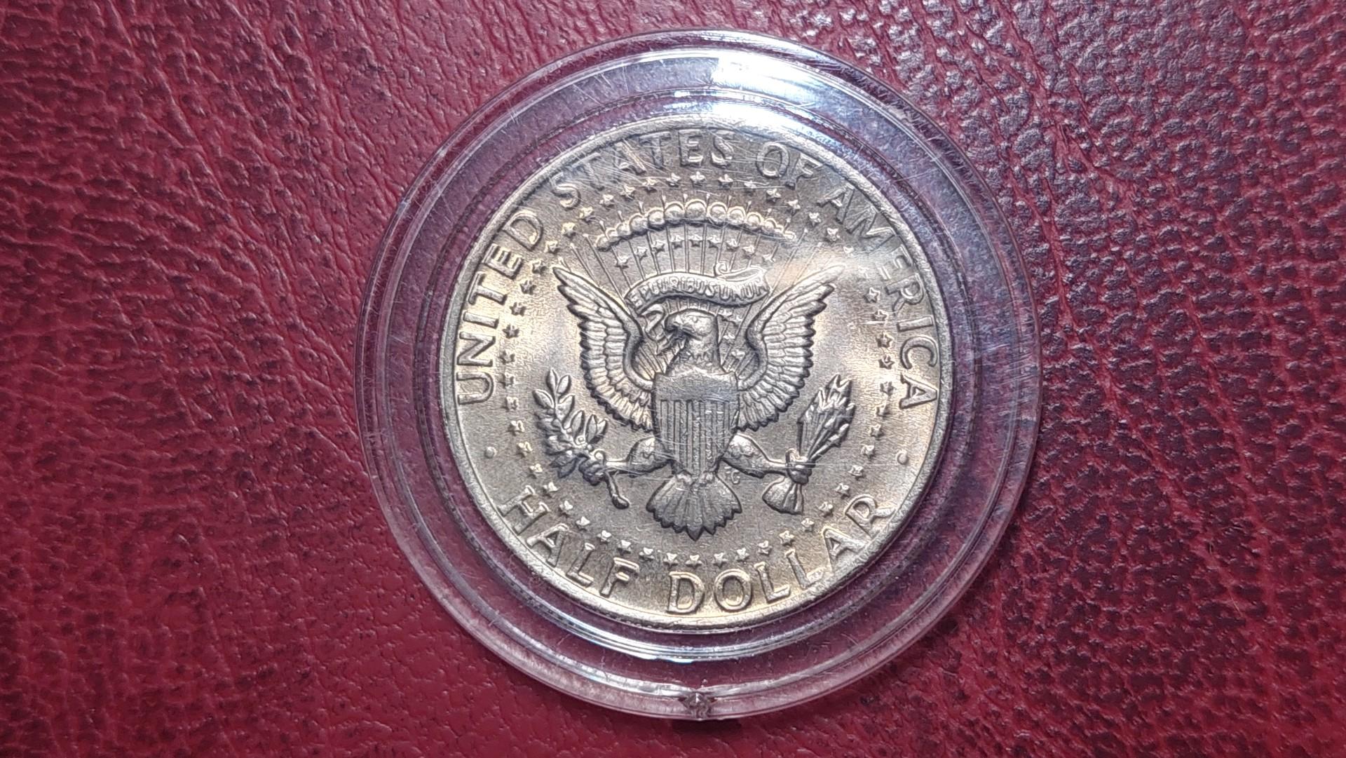 JAV ½ dolerio, 1977 KM# A202b Kenedžio pusė dolerio