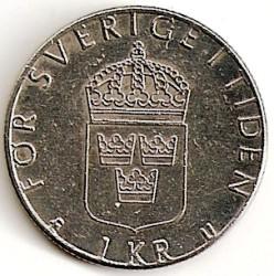 Švedija. 1 krona ( 2000 ) AU