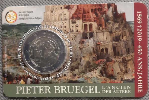 Belgija 2 Eurai 2019 UC#109 Kortelėje (2600)