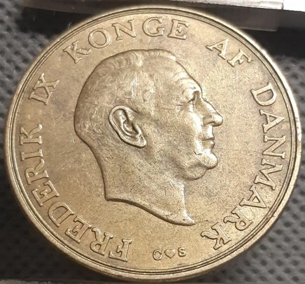 Danija 2 Kronos 1957 KM#838 (2617)