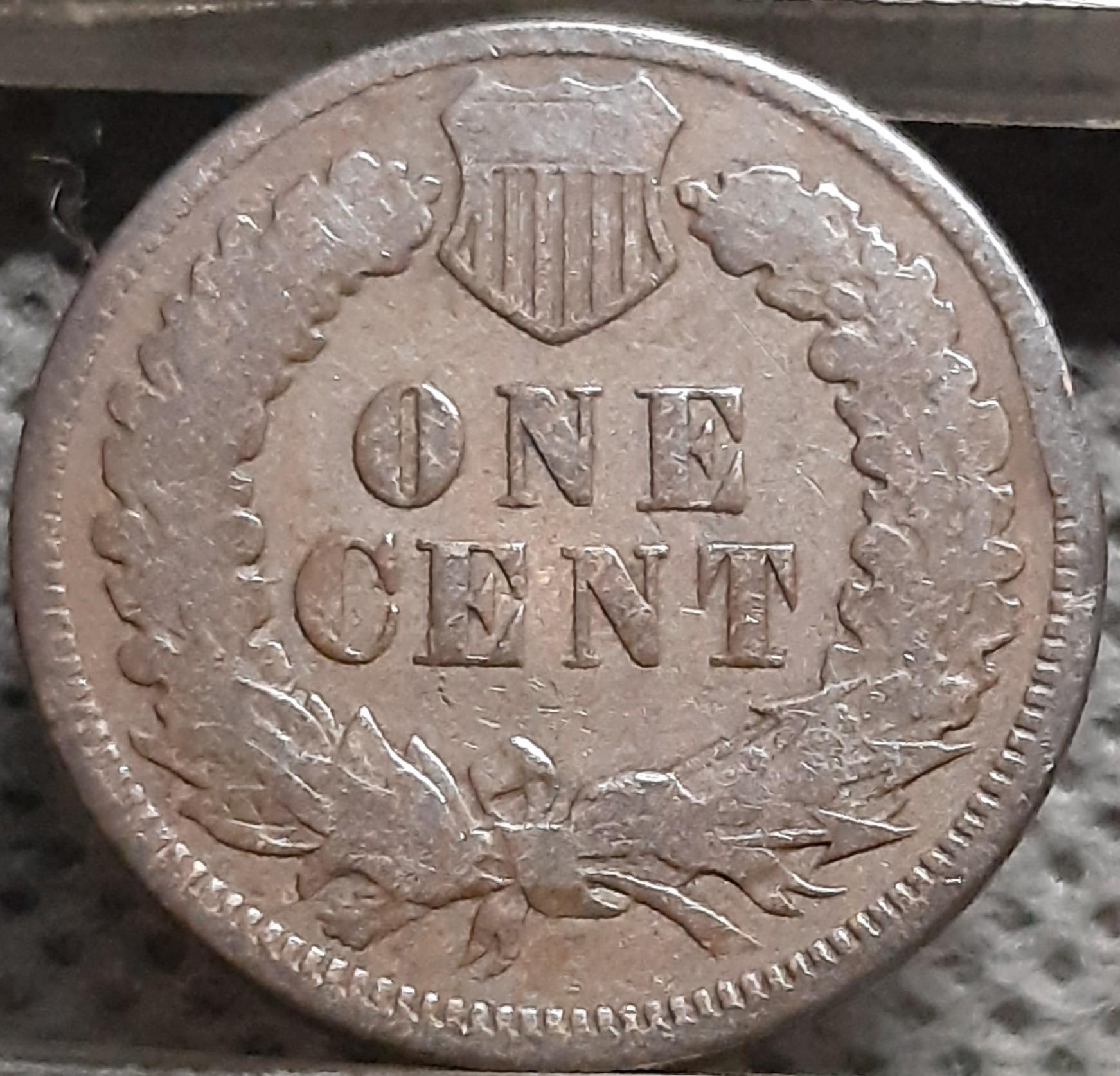 JAV 1 Centas 1878 KM#90a Bronza RETA (2647)