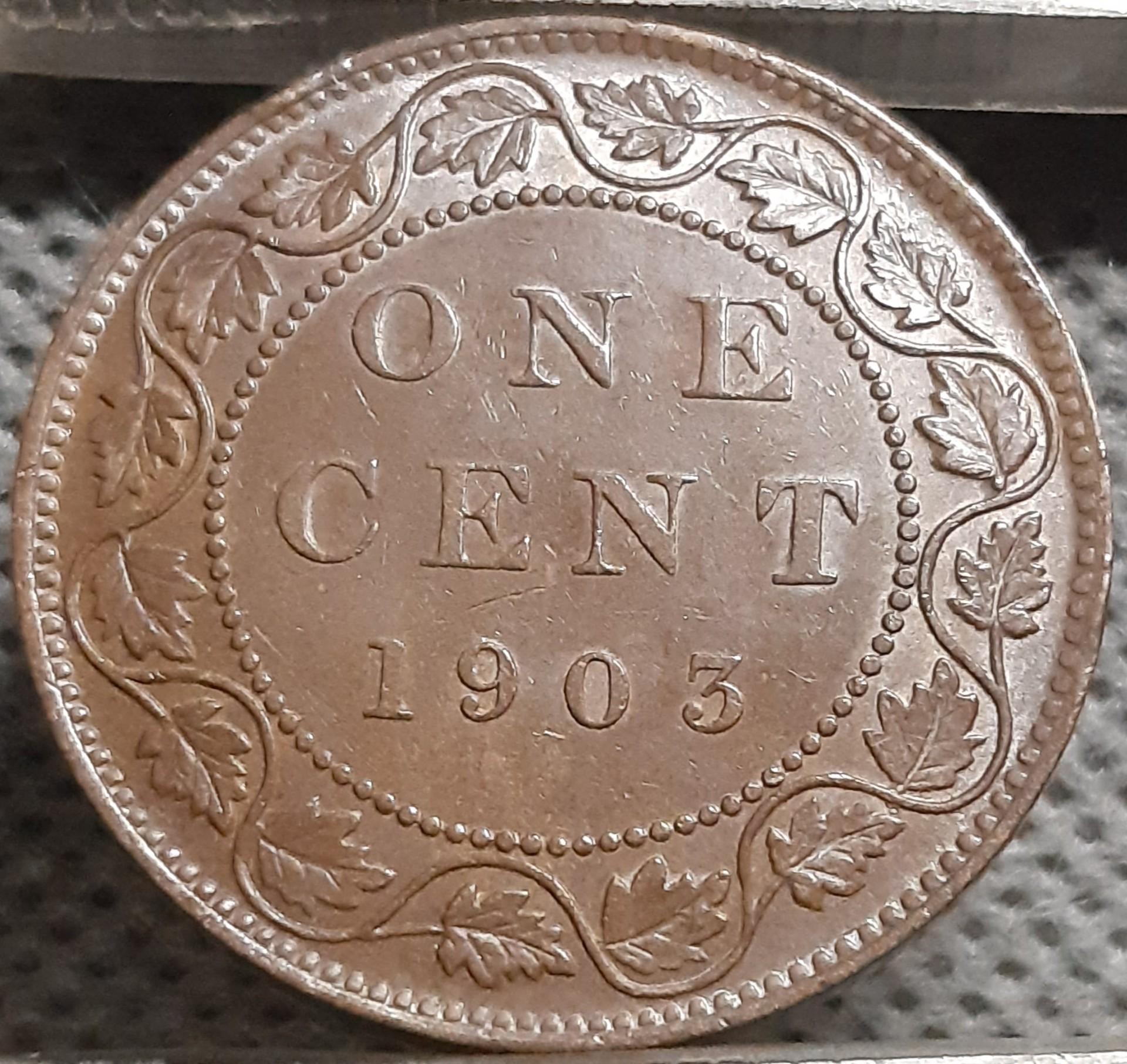 Kanada 1 Centas 1903 KM#8 Bronza (2648)