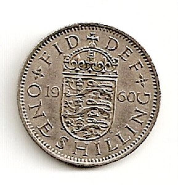 Anglija. 1 šilingas ( angliškas variantas ) ( 1959 ) XF