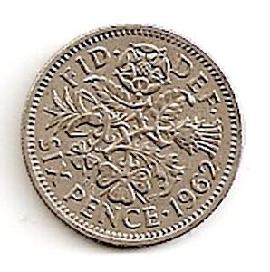 Anglija. 6 pensai ( 1966 ) XF