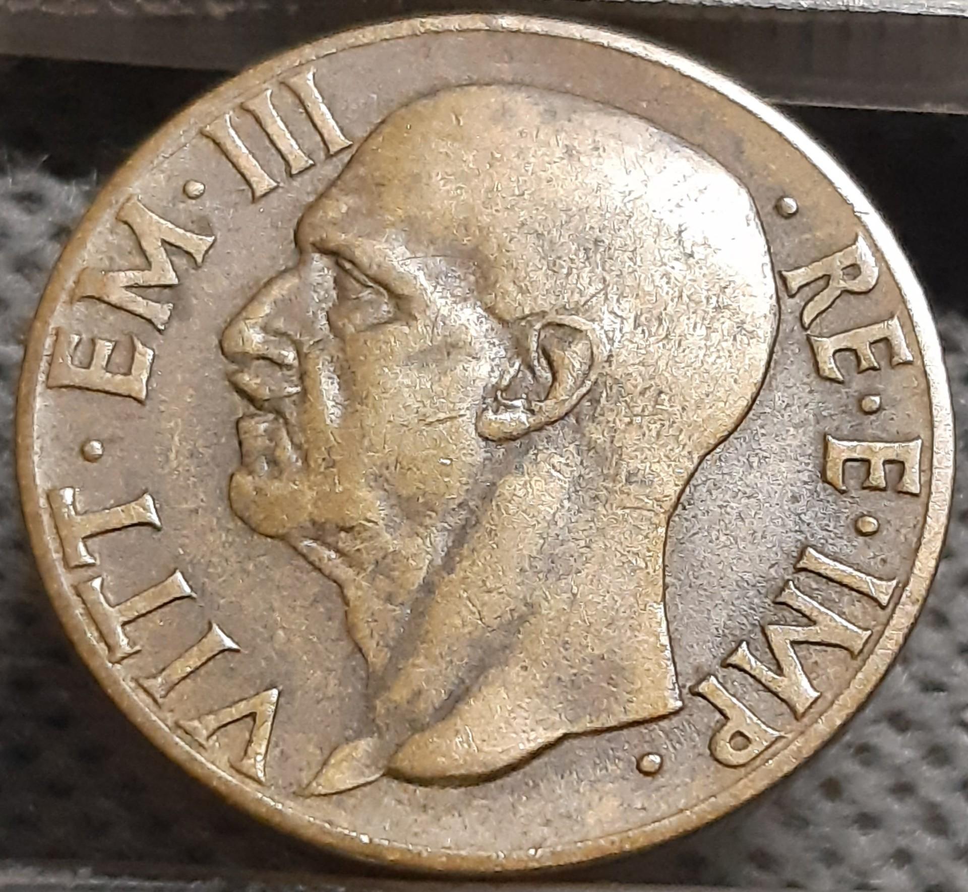 Italija 10 Čentezimų 1939 KM#74a (2681)