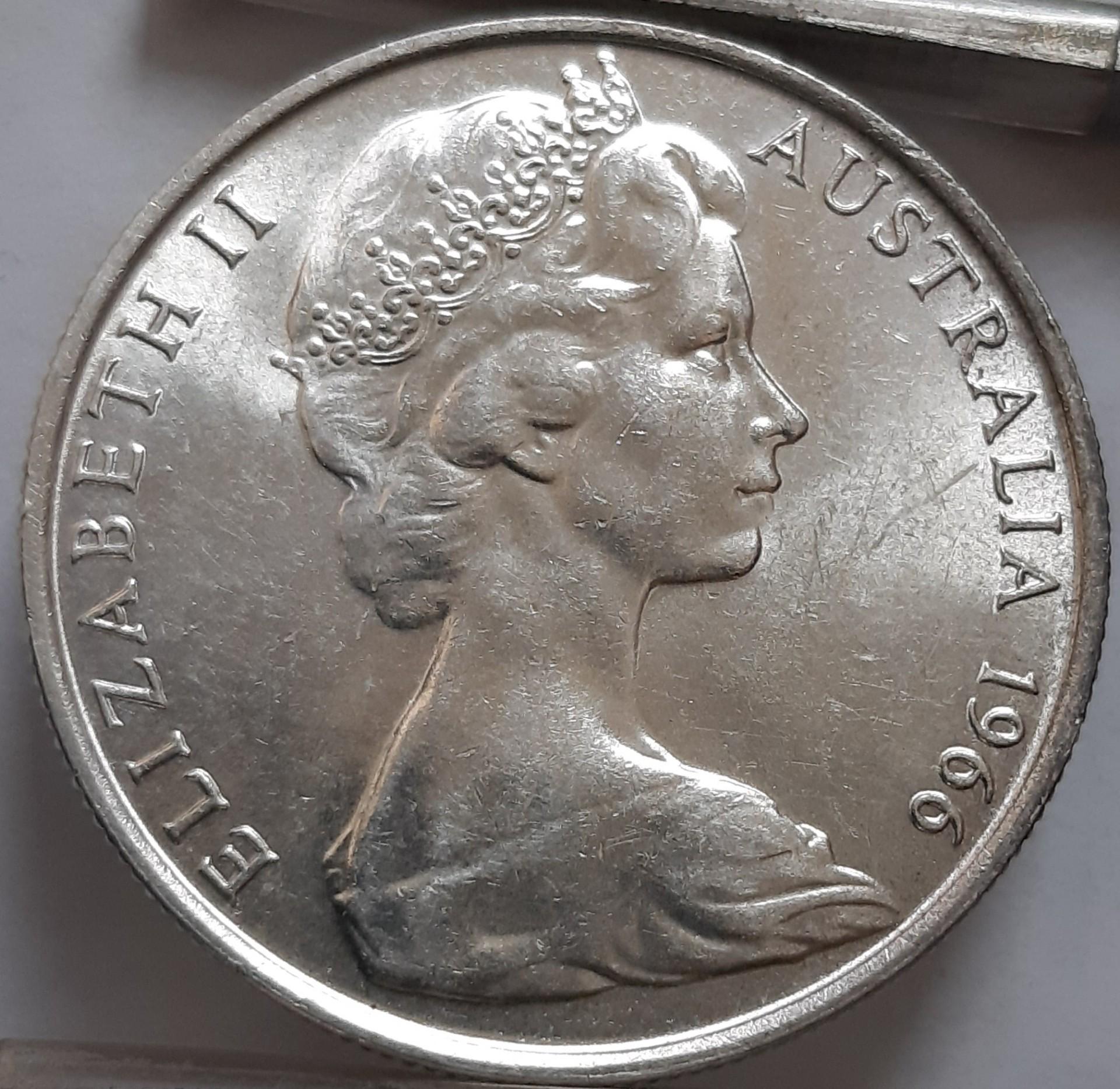 Australija 50 Centų 1966 KM#67 Sidabras (2716)