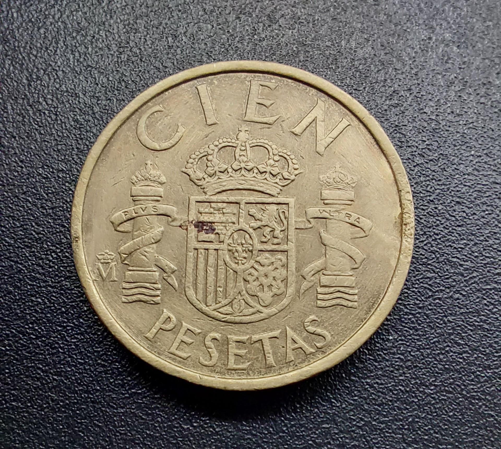 Ispanija.CIEN PESETAS.100 Pesetu.1985