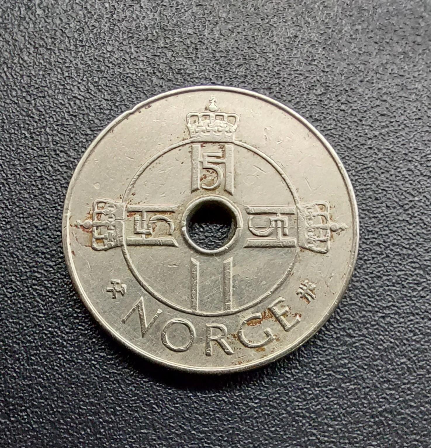 Norvegija.1 Krona 1998m