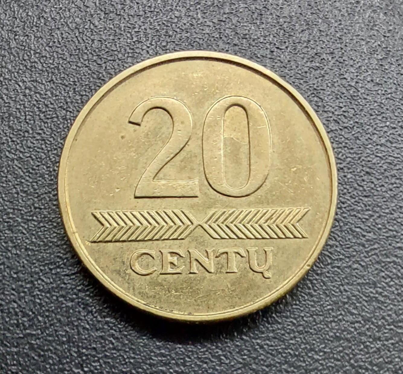 Lietuva.20 centų.2008