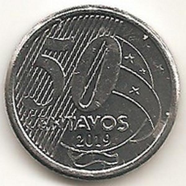 Brazilija. 50 centavų ( 2019 ) XF+