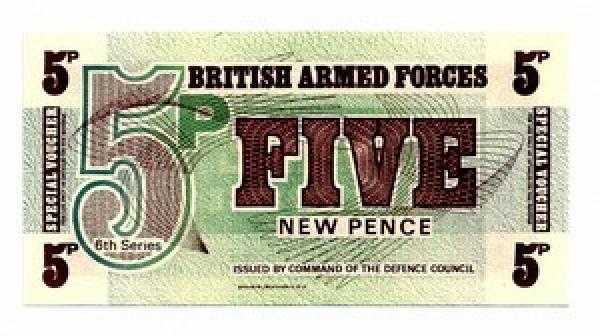 Britų ginkluotosios pajėgos. 5 naujieji pensai ( 1972 ) UNC