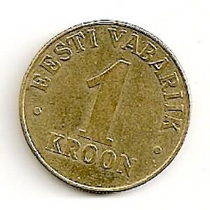 Estija. 1 krona ( 2000 ) XF