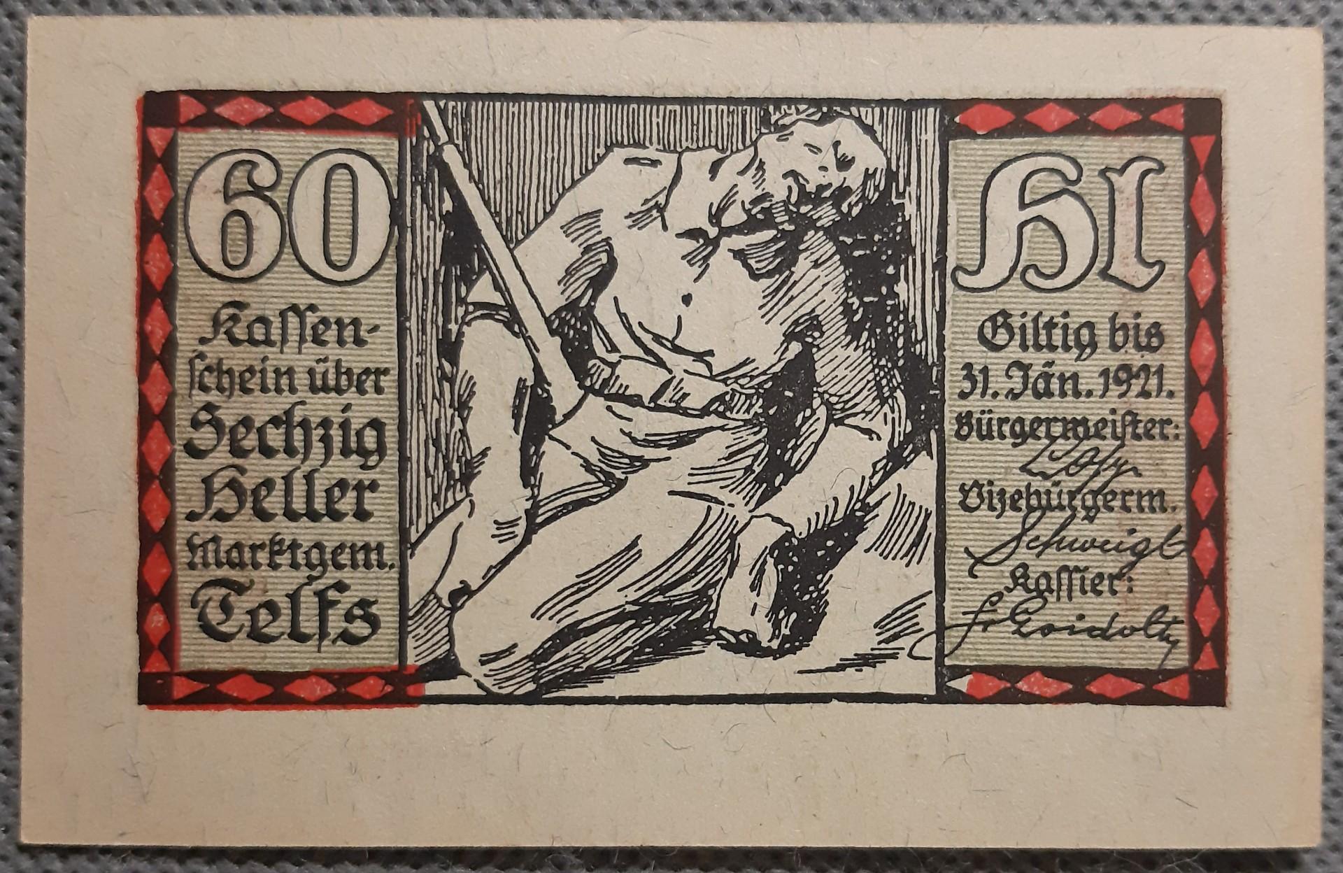 Austrija 60 Helerių 1918-1921 N#270602 (2871)