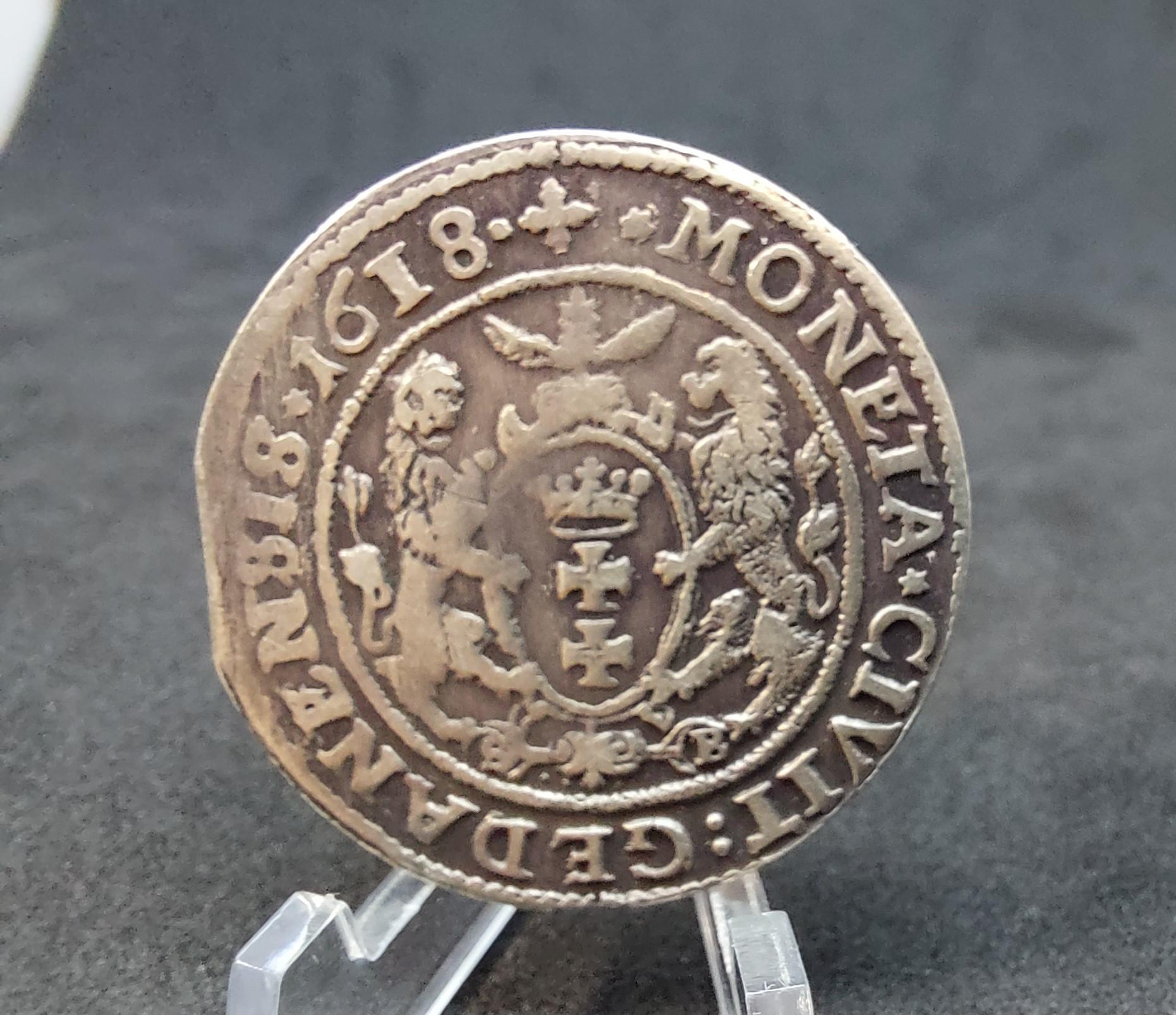 Žygimanto Vazos Ortas Gdansko Kalykla 1618