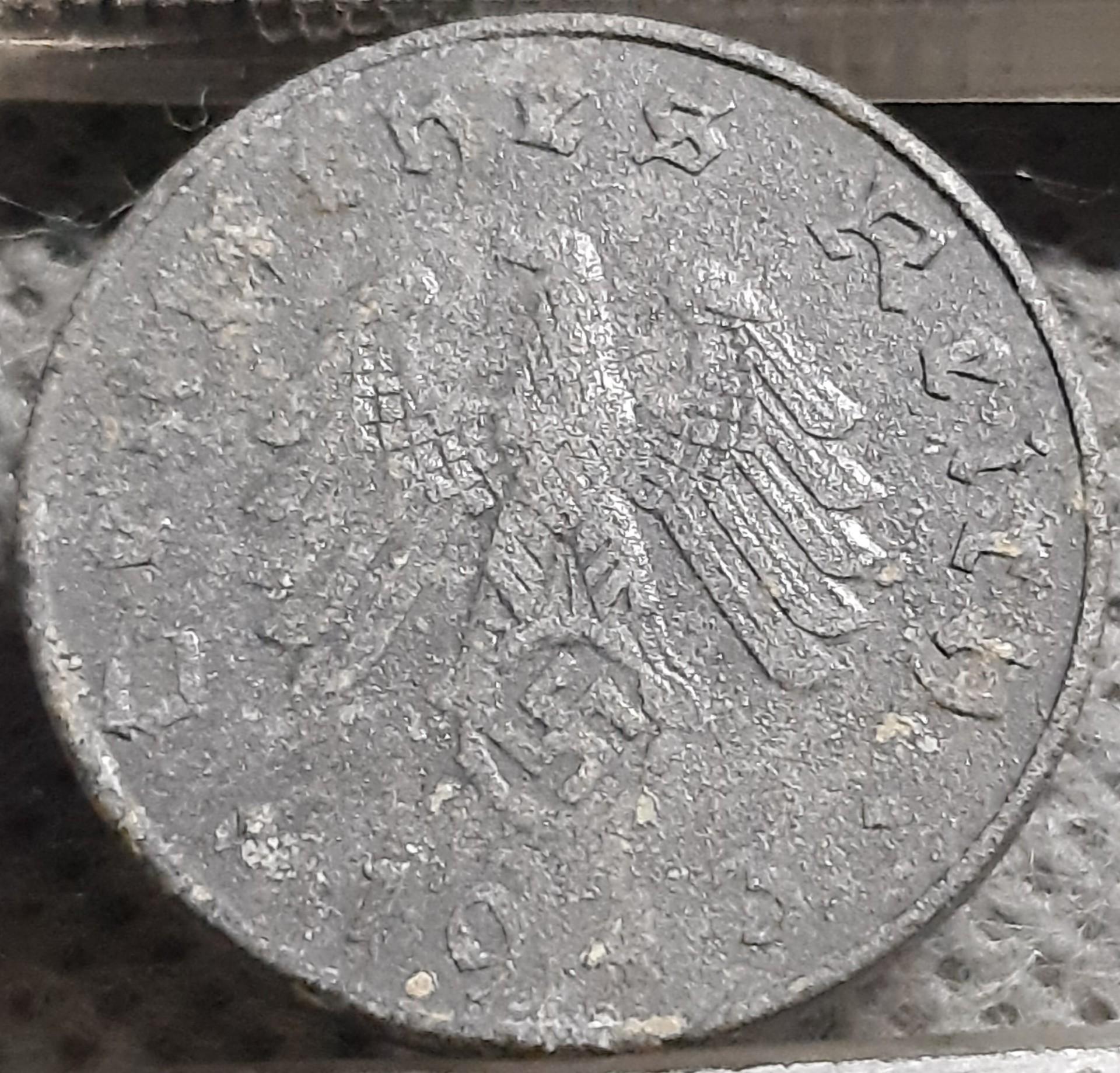 Trečiasis Reichas 10 reichspfenigų 1943 J (2864)