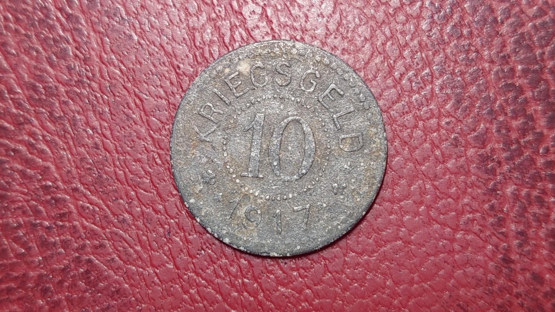 10 Pfennig 1917 Lambrecht Notgeld Vokietija Zn