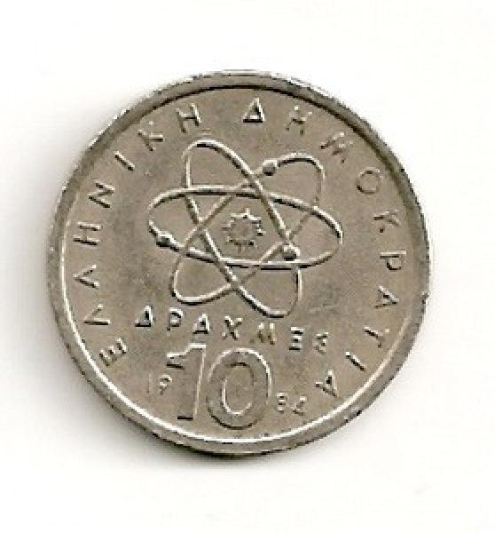 Graikija. 10 drachmų ( 1990 ) XF