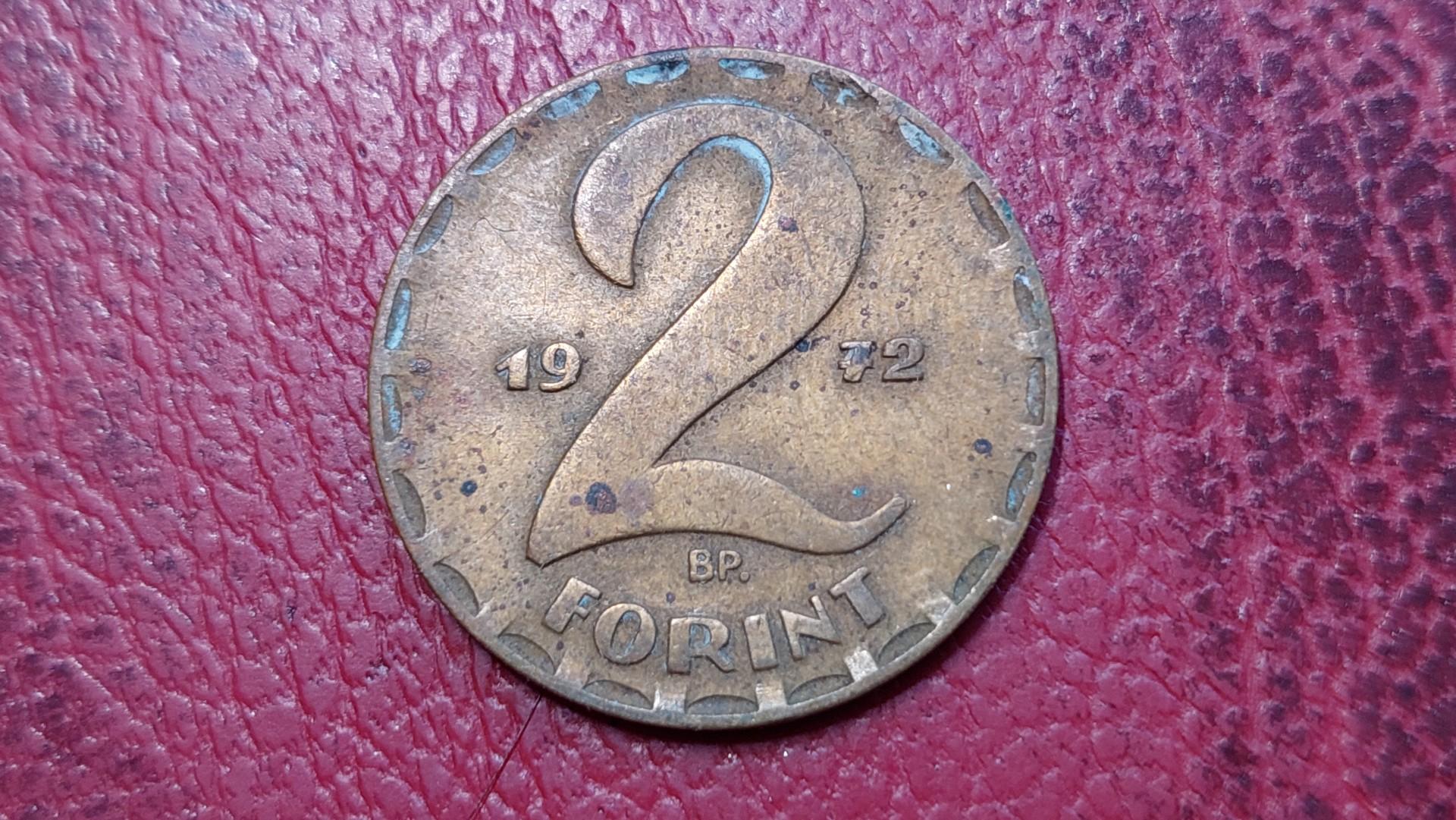 Vengrija 2 forintai, 1972 KM# 591