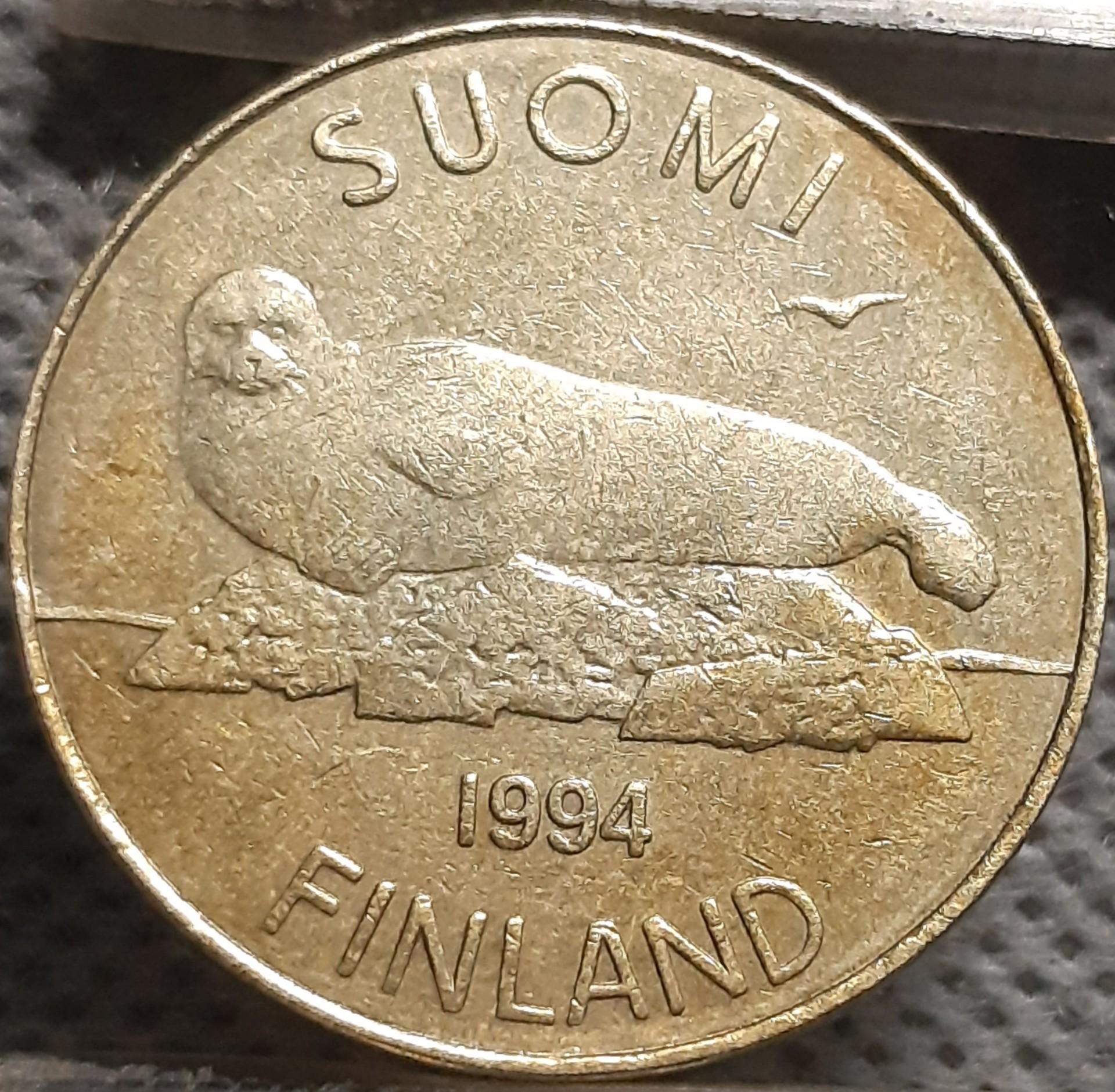 Suomija 5 Markės 1994 KM#73 (2935)