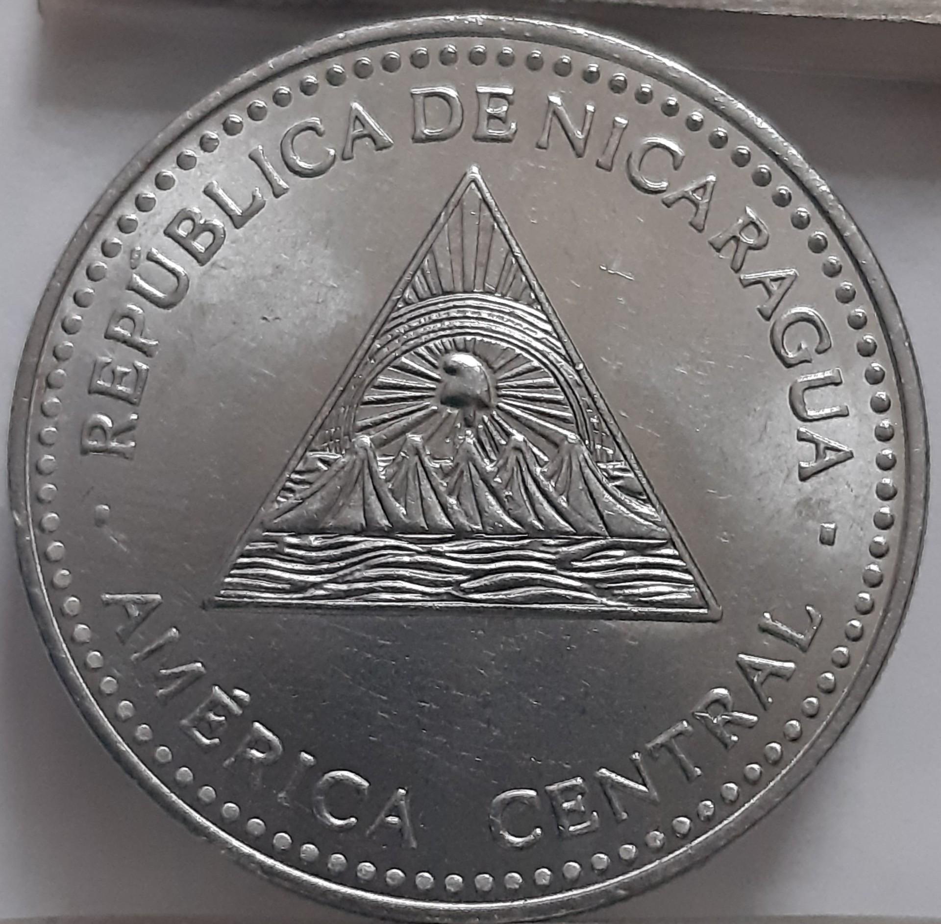 Nikaragva 5 Kordobos 2014 KM#90a (2939)