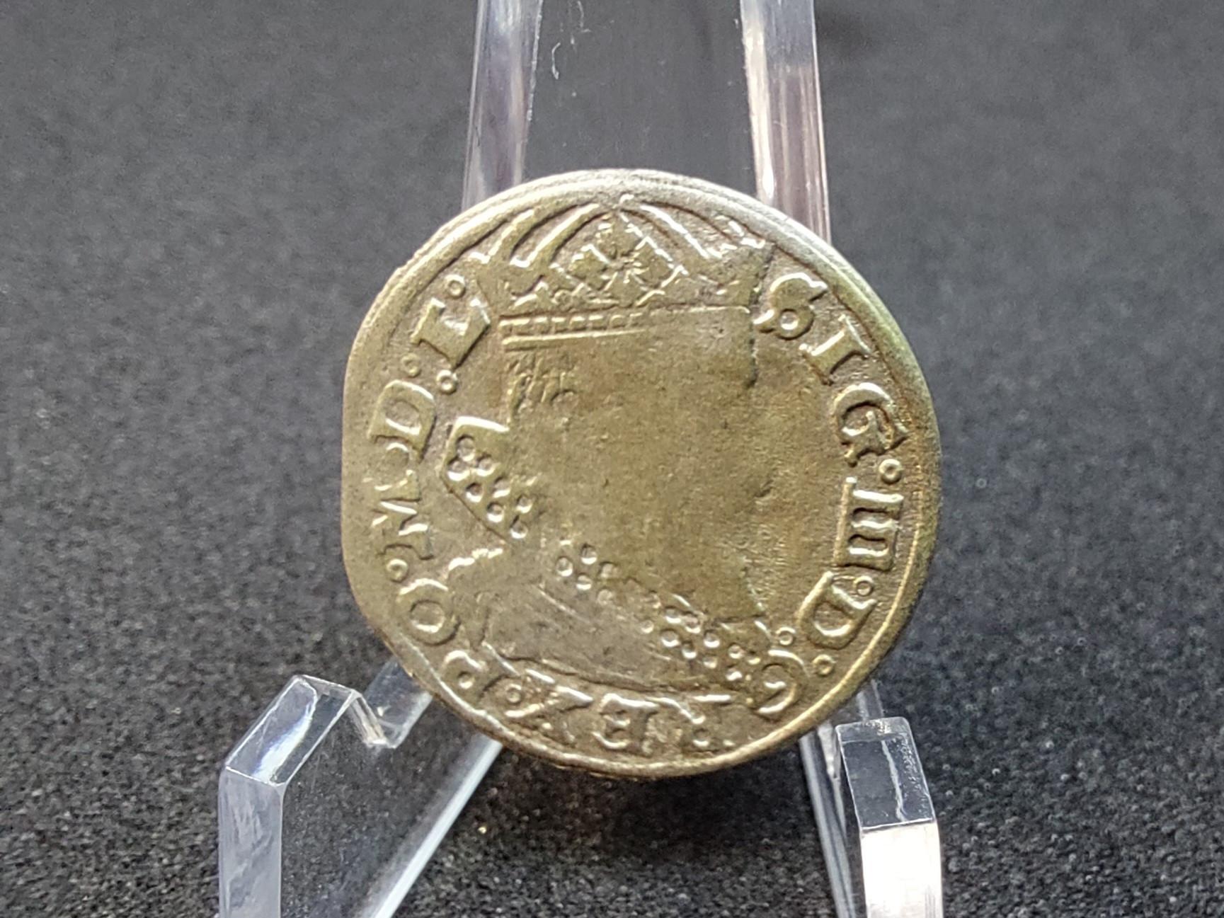 Gražus Lietuviškas Žygimanto Vazos Grašis 1626