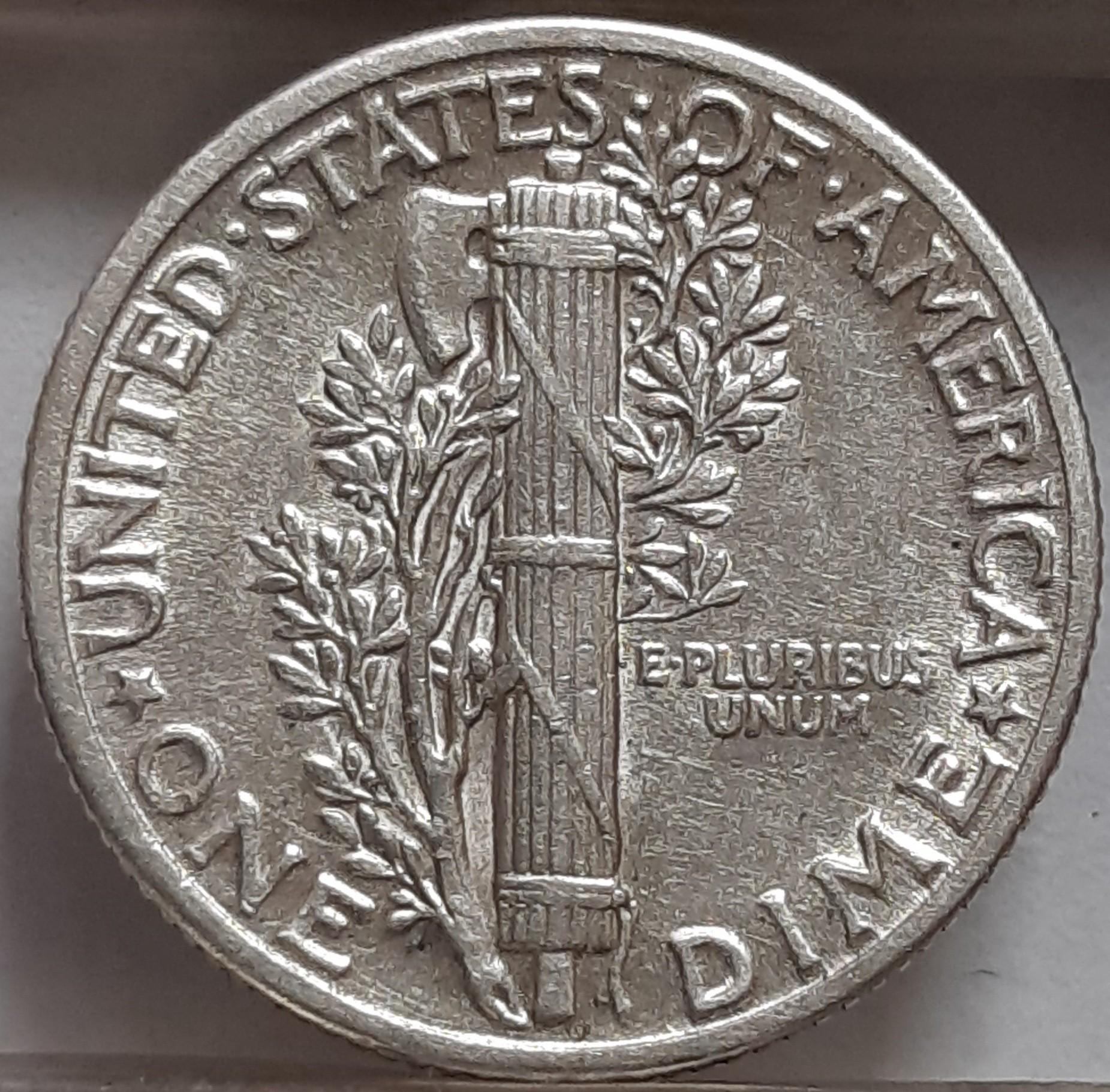 JAV 1 Daimas 1935 KM#140 Sidabras (3003)