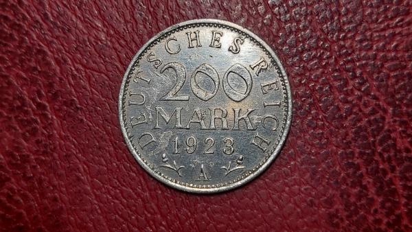 Vokietija 200 markių, 1923A KM# 35
