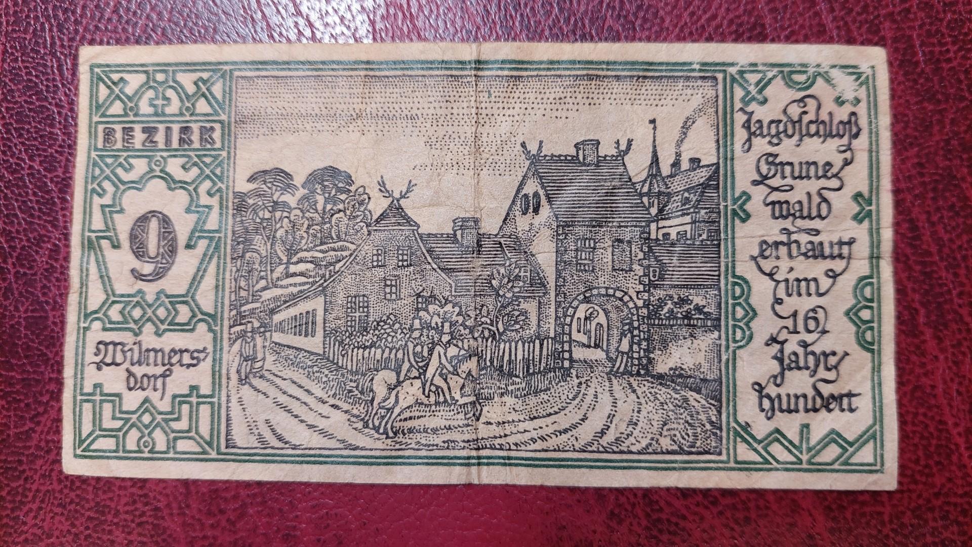 50 Pfennig 1921.09.09 Berlin Notgeld Vokietija