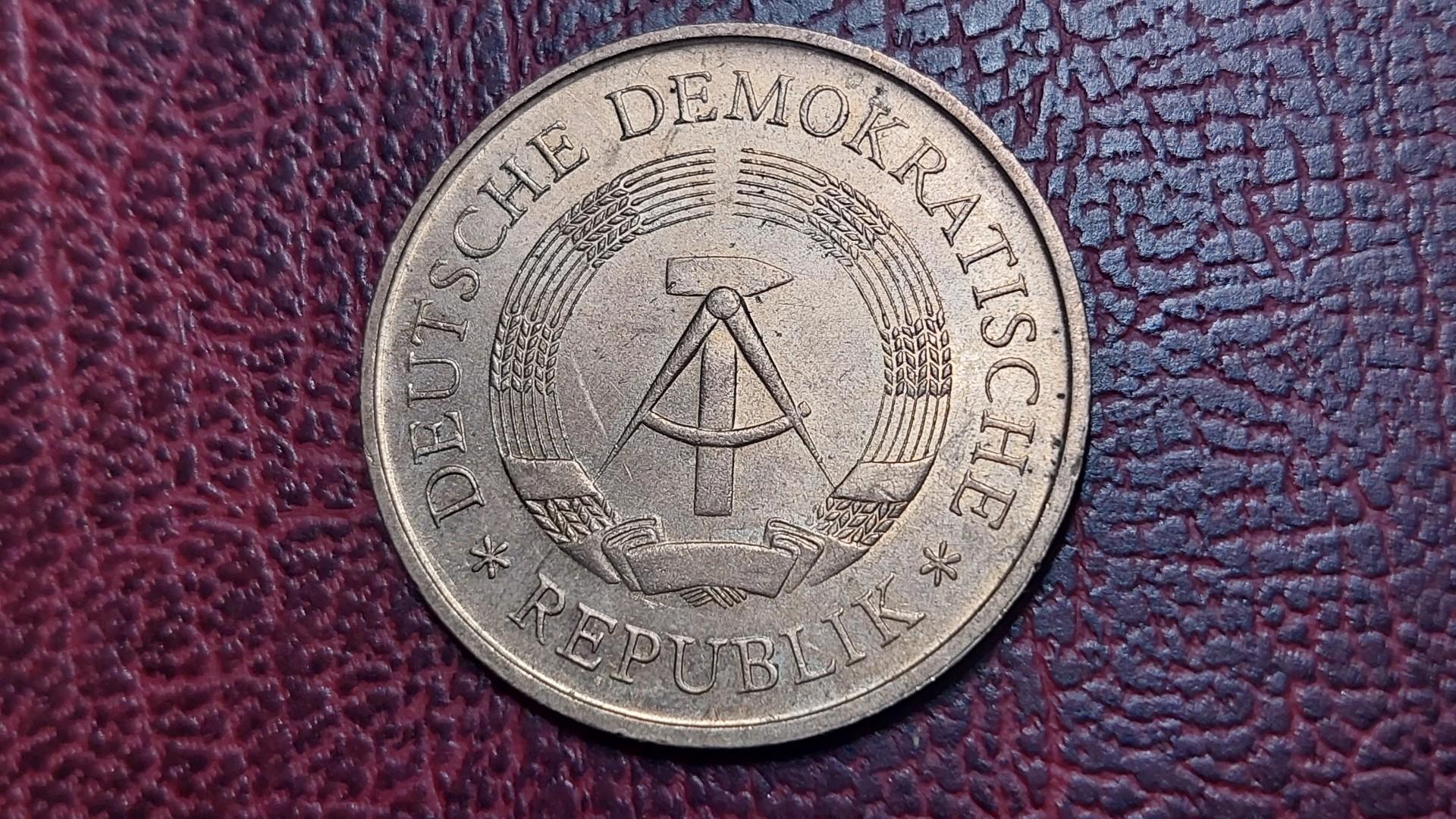 Vokietija - VDR 5 markės, 1969 KM# 22