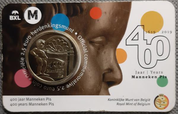 Belgija 2½ euro 2019 UC#212 Kolekcinė (3100)