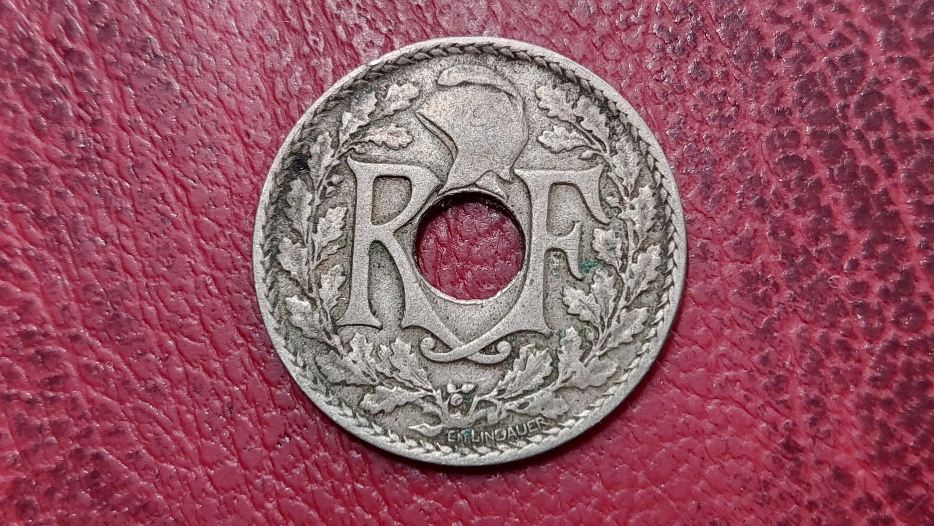 Prancūzija 25 santimai, 1921 KM# 867a