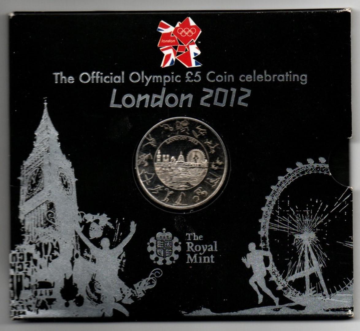 Anglija. 5 svarai ( Londonas' 2012 olimpinės žaidynės ) ( 2012 ) BU