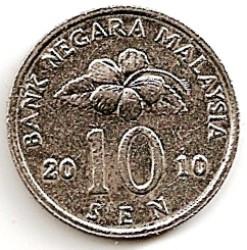 Malaizija. 10 senų ( 2011) AU