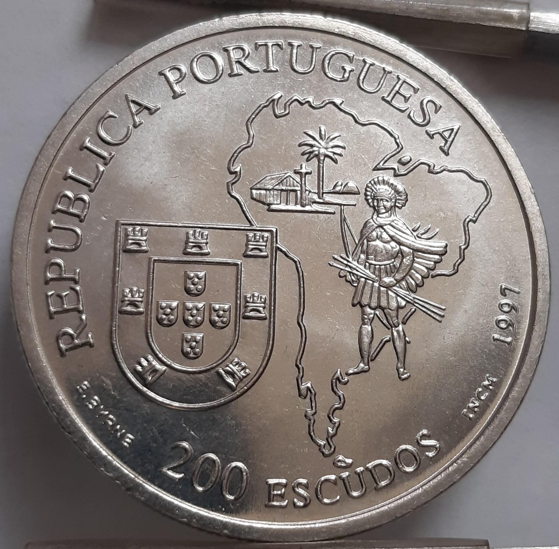 Portugalija 200 Eskudų 1997 KM#699 Proginė (3172)