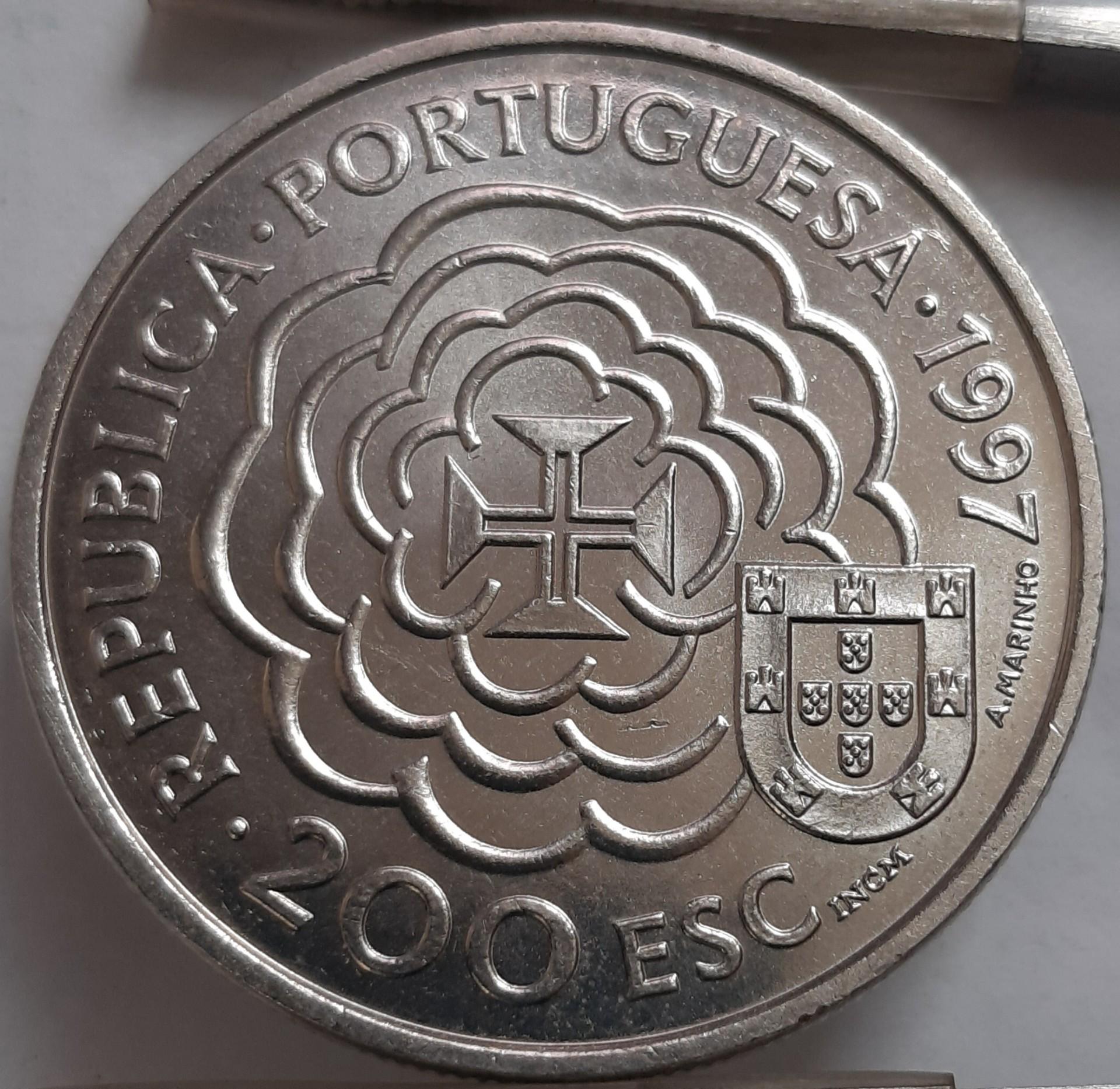 Portugalija 200 Eskudų 1997 KM#700 Proginė (3165)