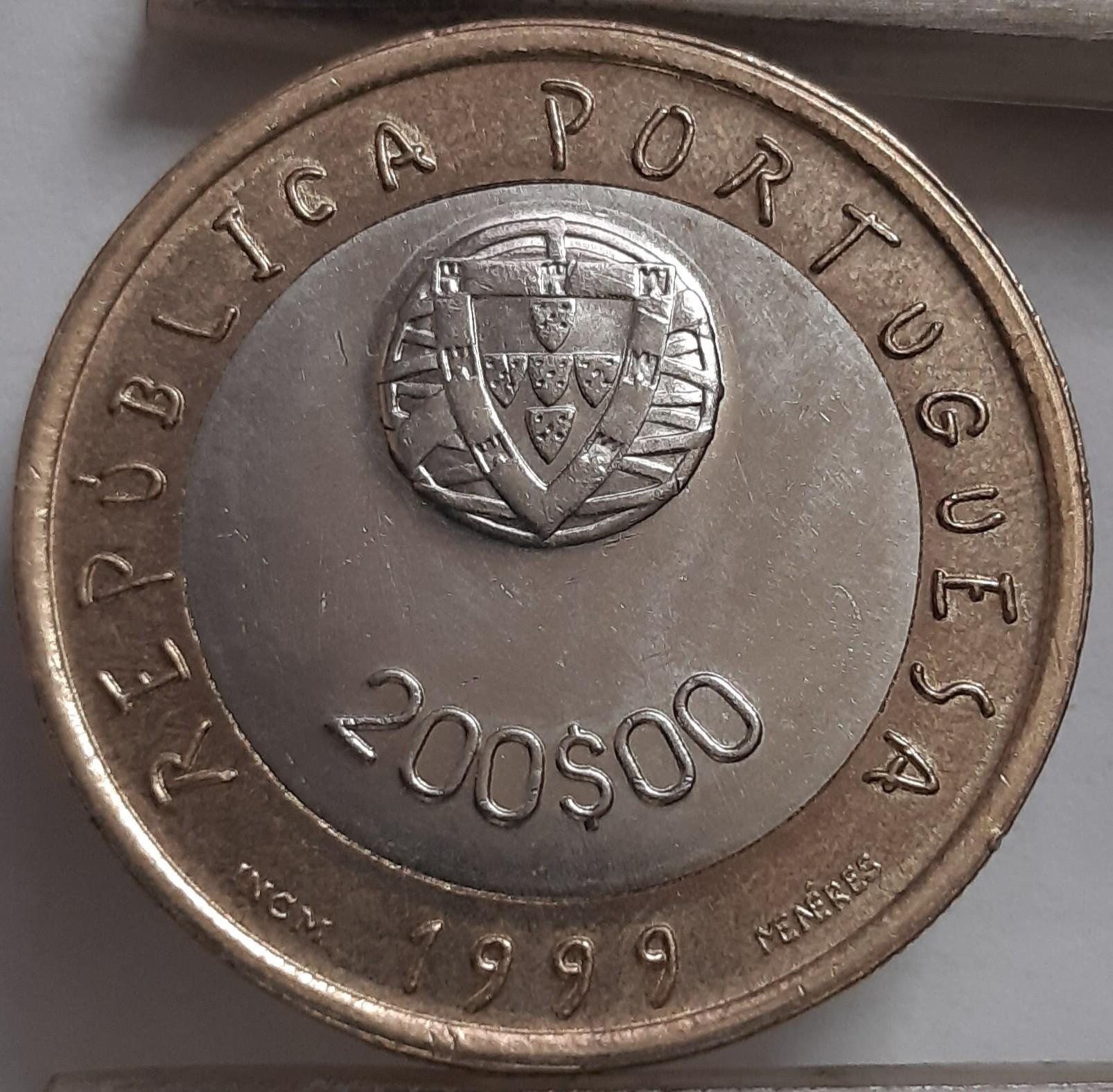 Portugalija 200 Eskudų 1999 KM#720 Proginė (3169)