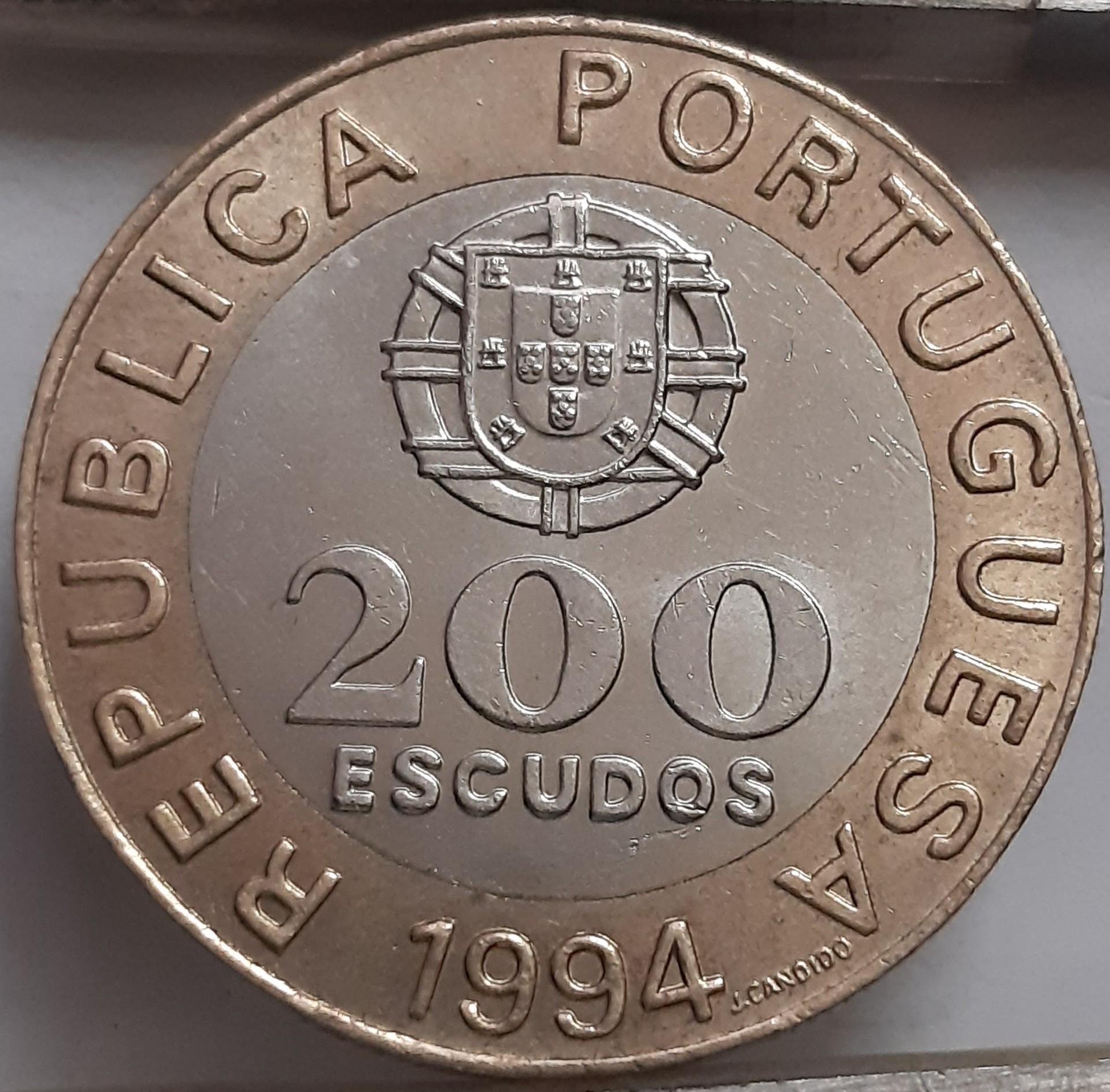 Portugalija 200 Eskudų 1994 KM#669 Proginė (3174)