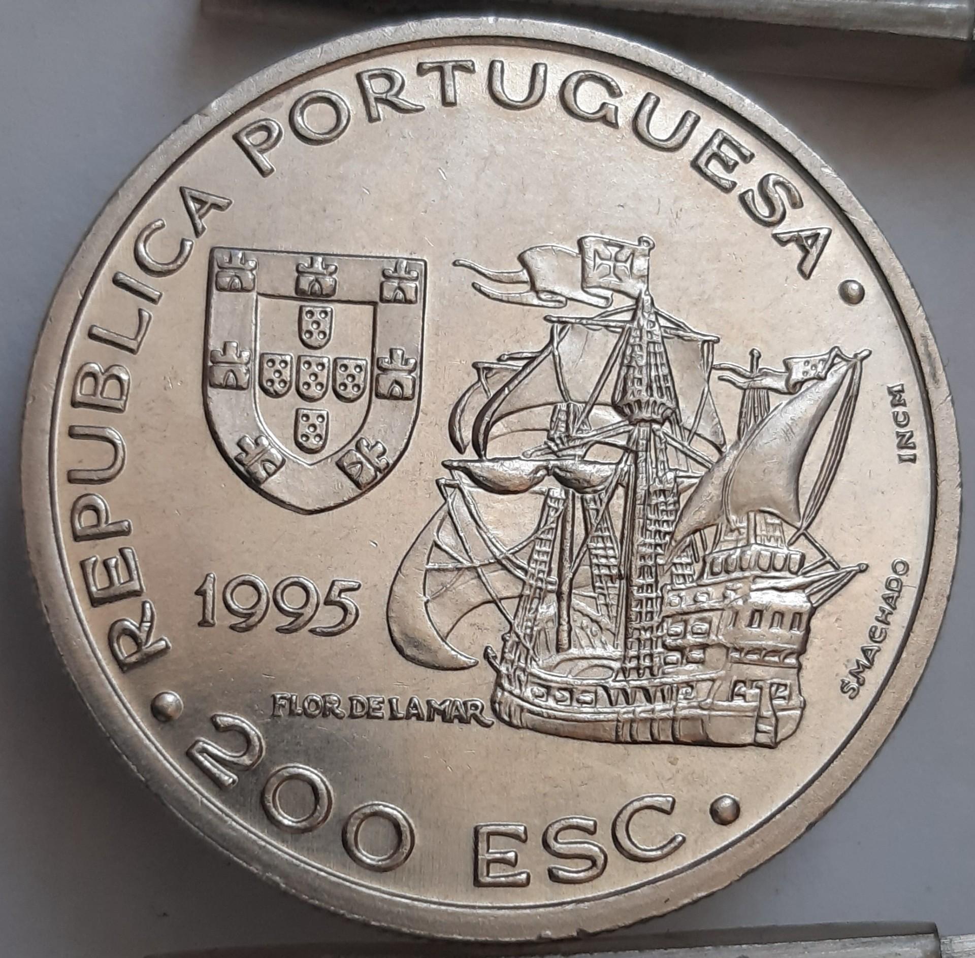 Portugalija 200 Eskudų 1995 KM#681 Proginė (3186)