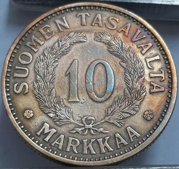 Suomija 10 Markių 1932 KM#32A (3194)