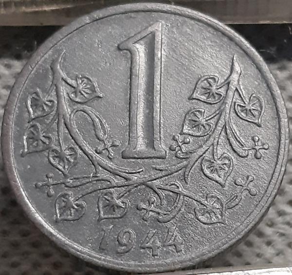 Bohemija ir Moravija 1 Krona 1944 KM#4 (3203)