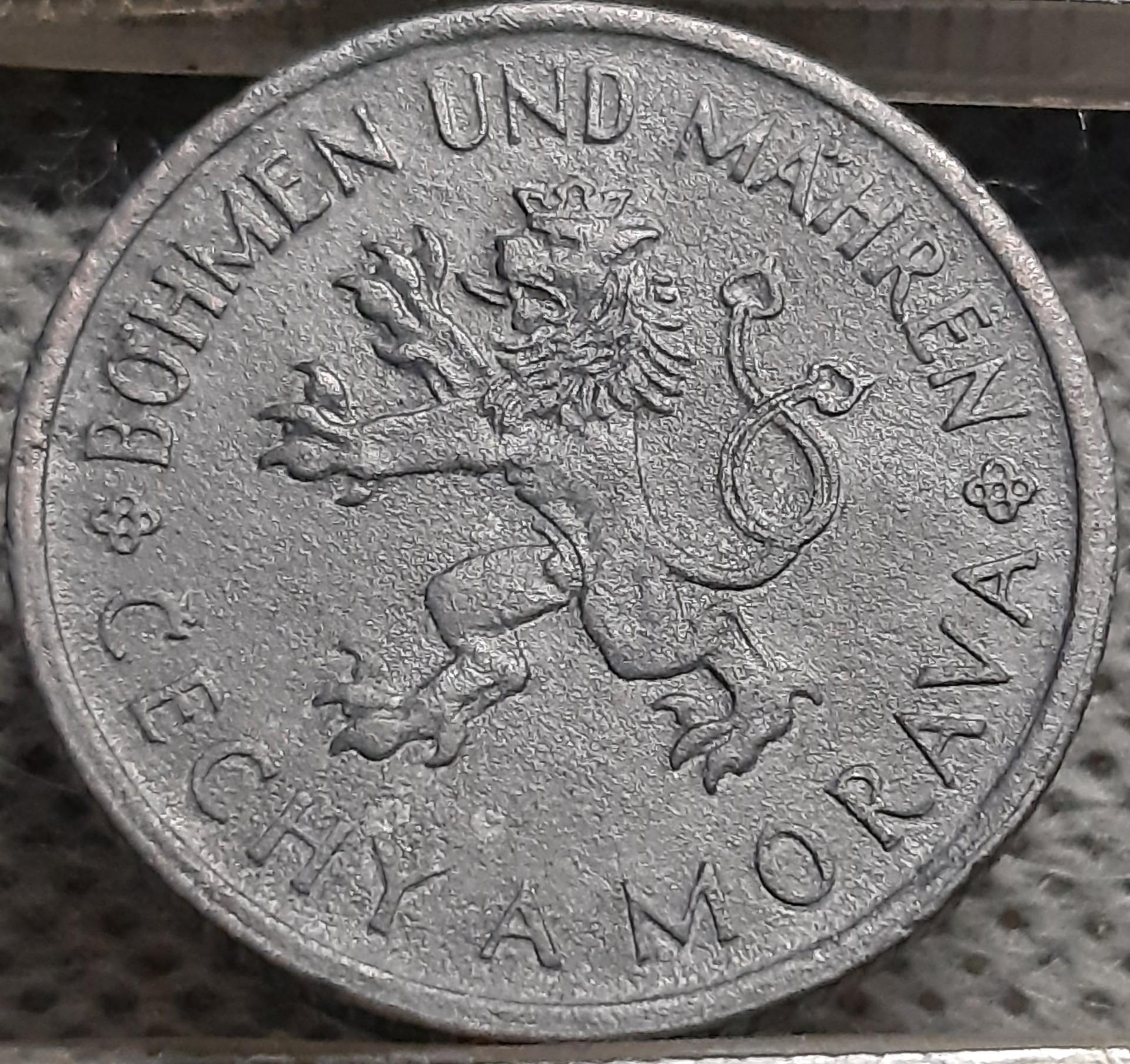 Bohemija ir Moravija 1 Krona 1944 KM#4 (3203)