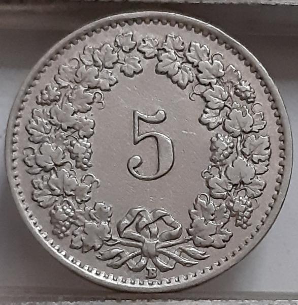 Šveicarija 5 Rapenai 1931 KM#26 (3217)