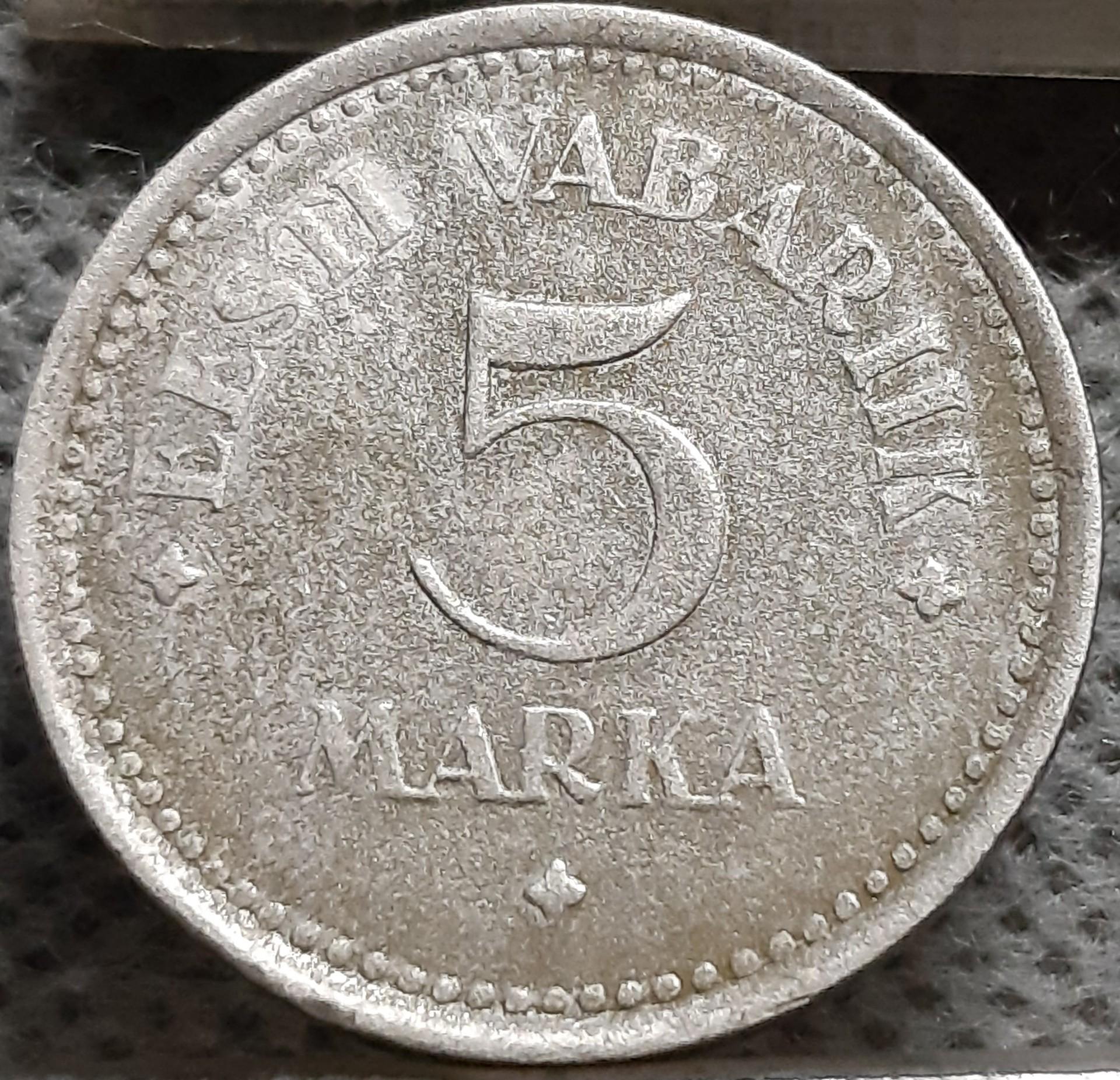 Estija 5 Markės 1922 KM#3 (3224)