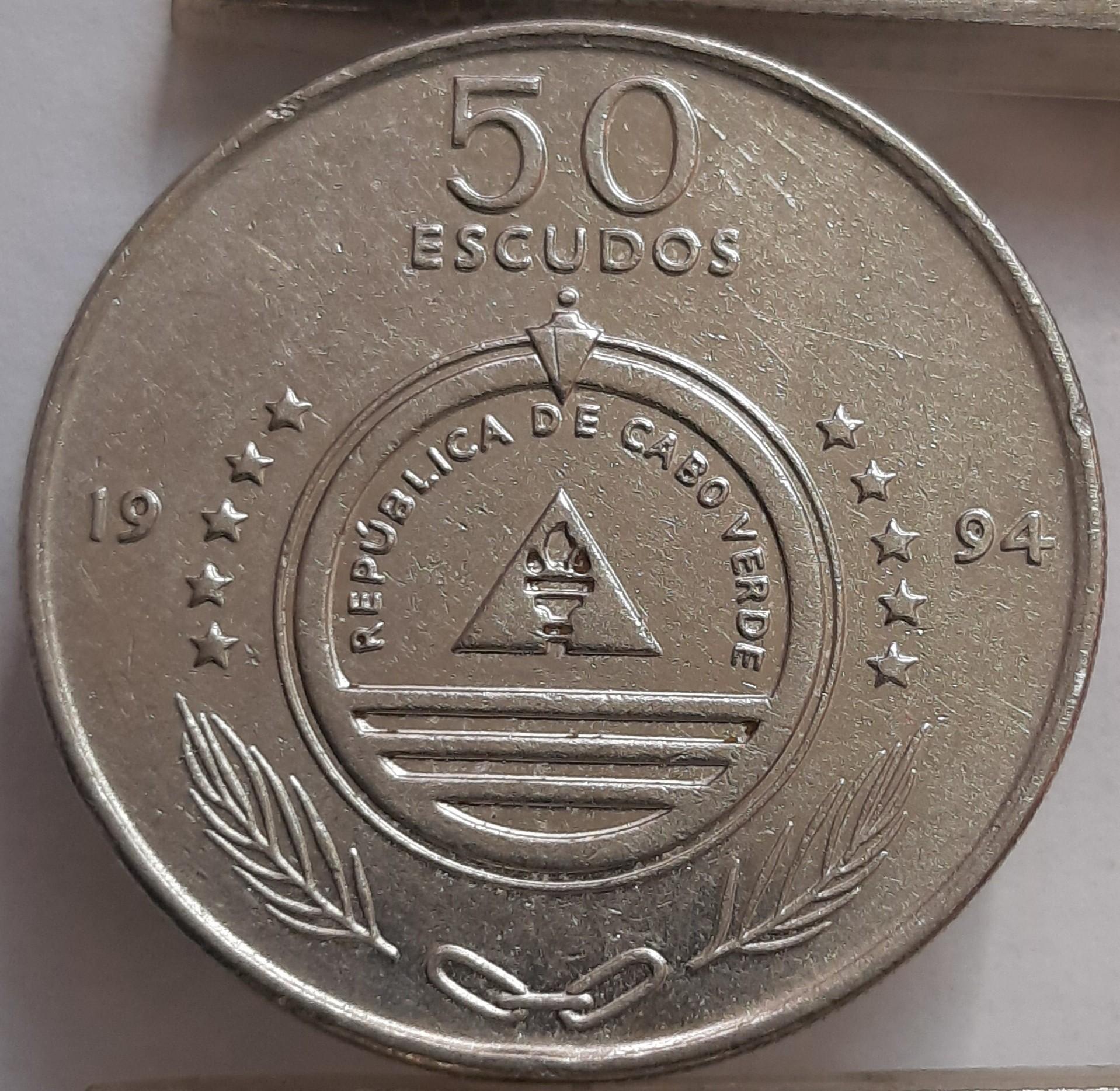 Žaliasis Kyšulys 50 eskudų 1994 KM#44 (3241)