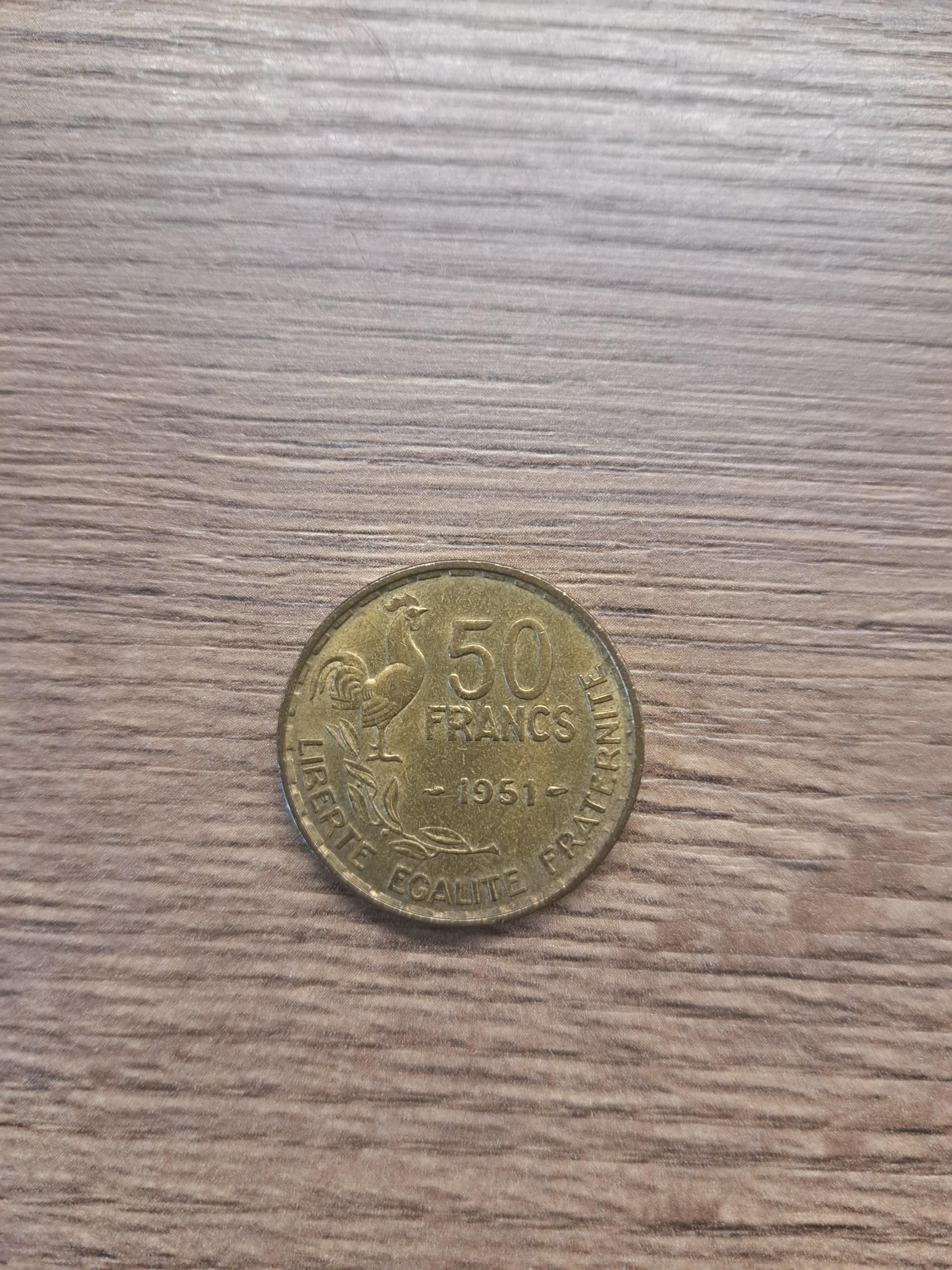 Prancuzija 50 franku (1951)