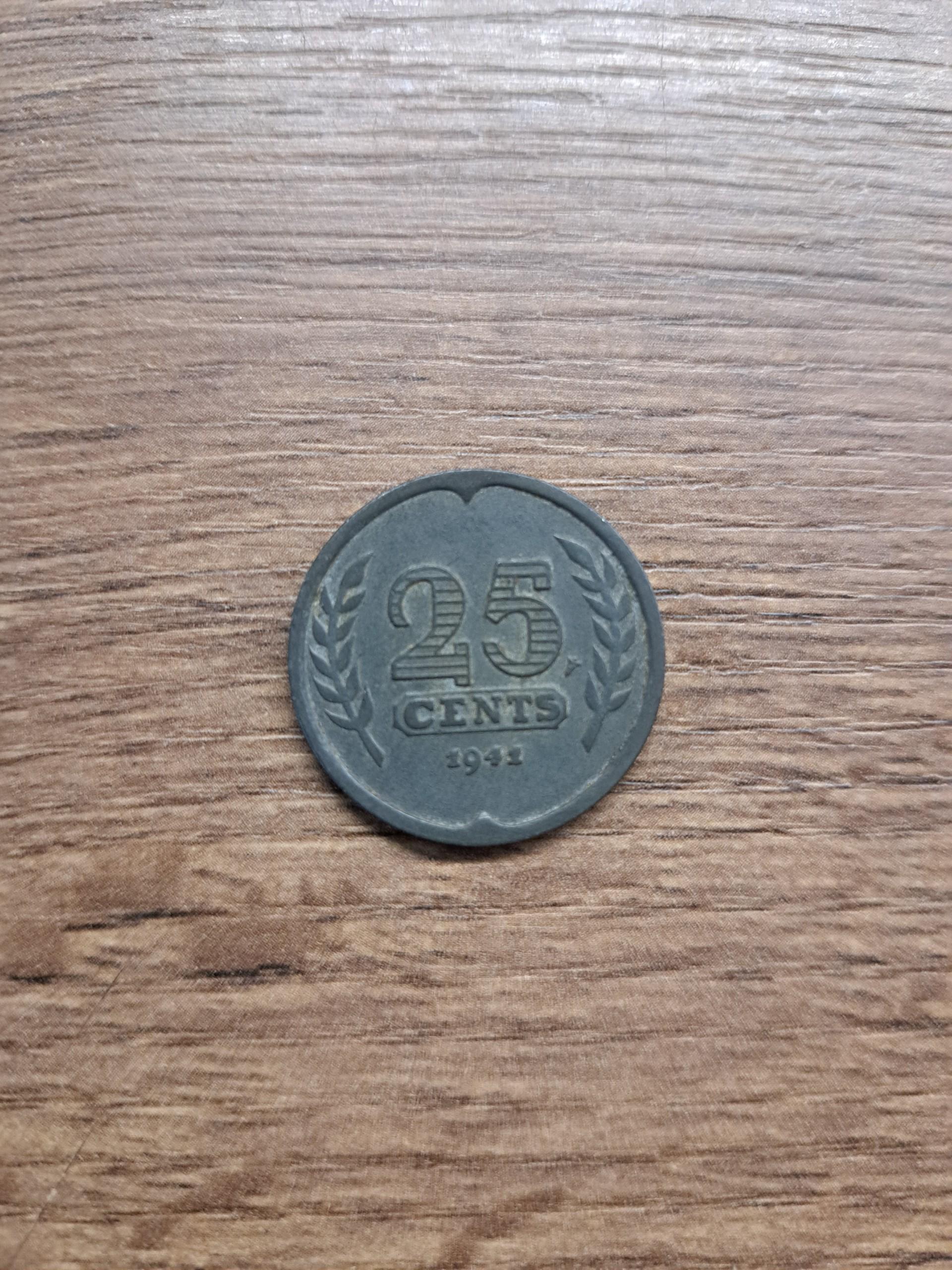 Nyderlandu 25 centai (1941)