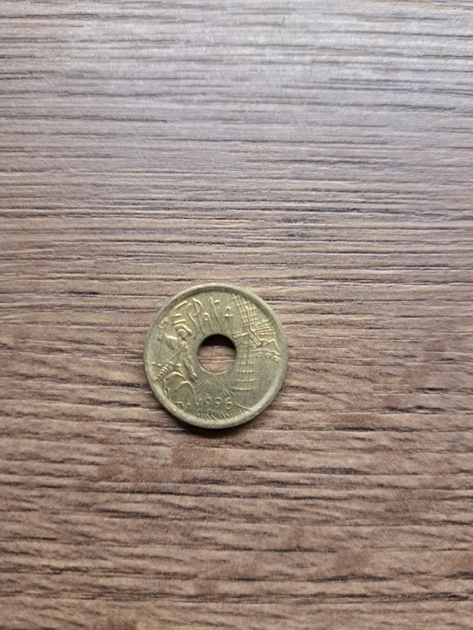 Ispanija 25 pesetos 1996