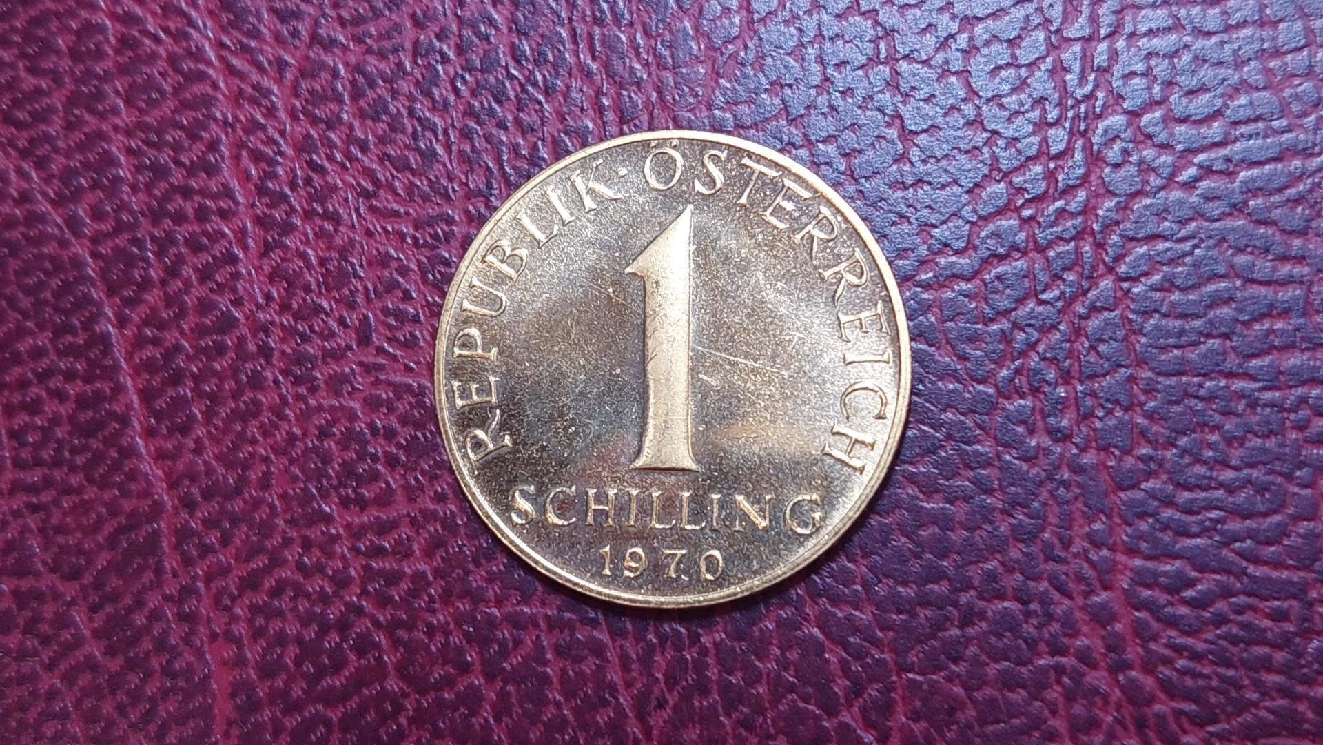 Austrija 1 šilingas, 1970 KM# 2886