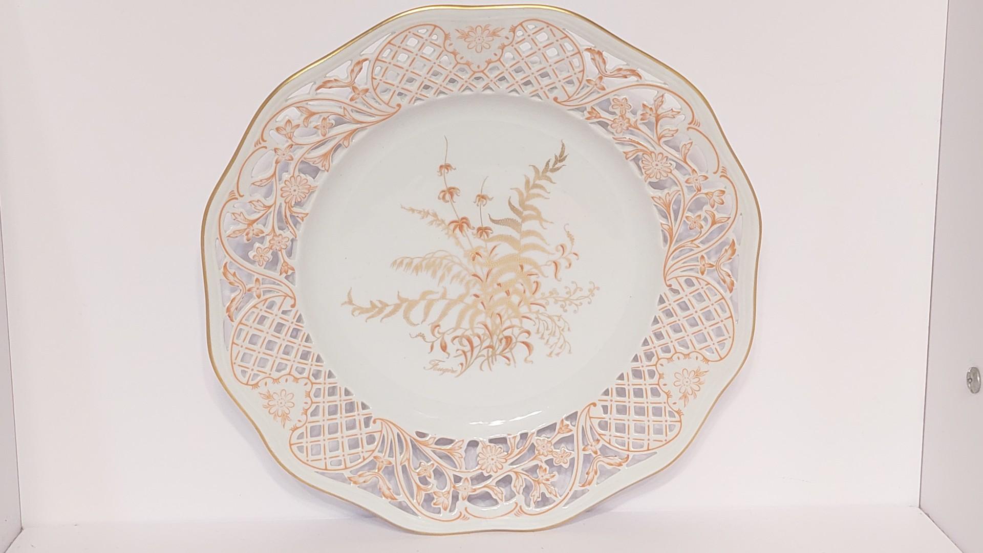 Gallo Leonardo Fougere porceliano lėkštė ~ 26cm