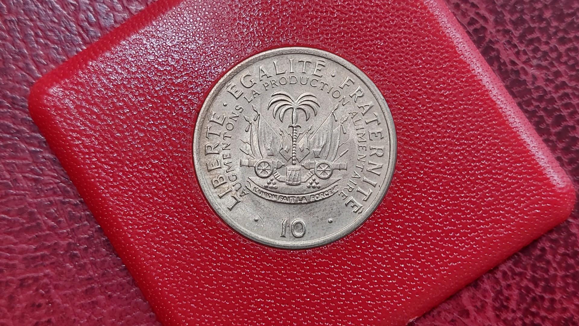 Haitis 10 santimų, 1975 KM# 120 FAO